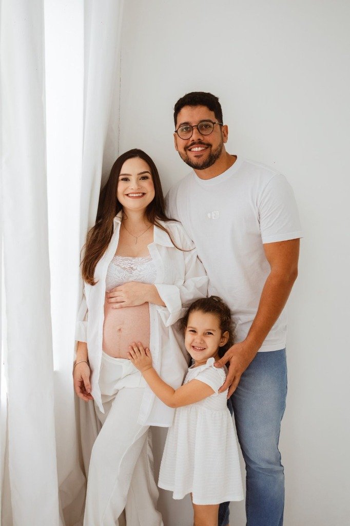 Felipe com a família